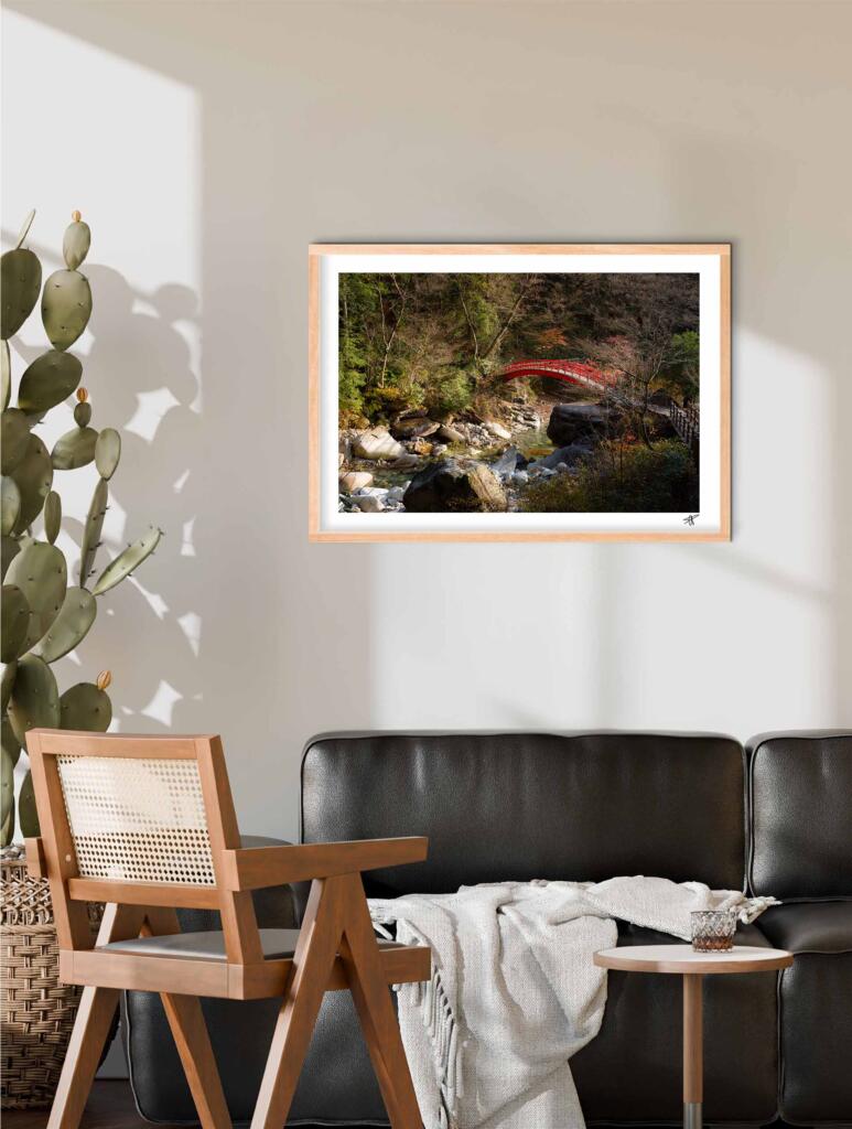 The red brigde II – Impression d’Art Mural Japon - hover