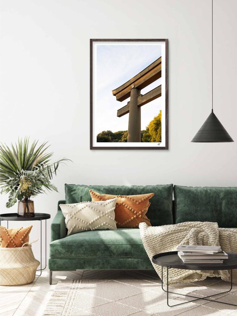 Torii Meiji-Jingu – Impression d&rsquo;Art Mural Japon - hover