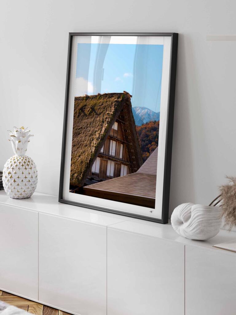 Shirakawa-gō village II – Impression d’Art Mural Japon - hover