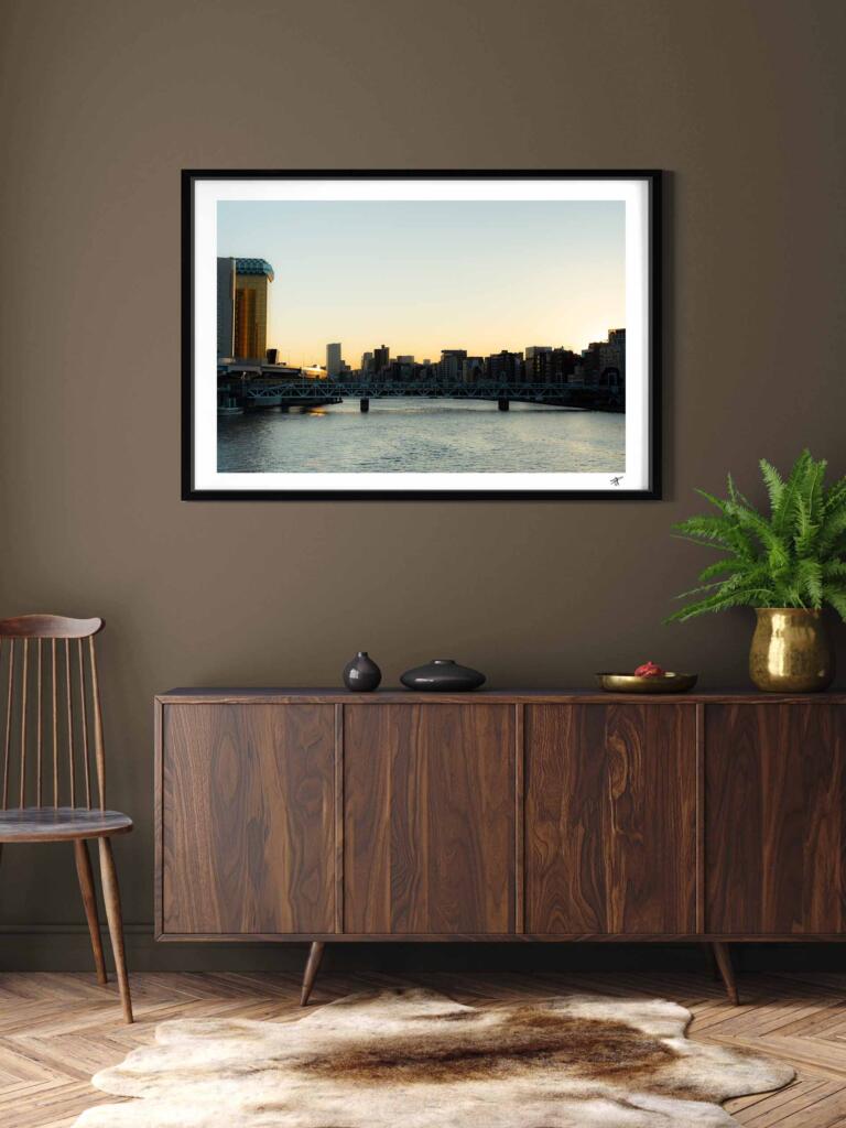 Sumida River, Tokyo – Impression d’Art Mural Japon - hover