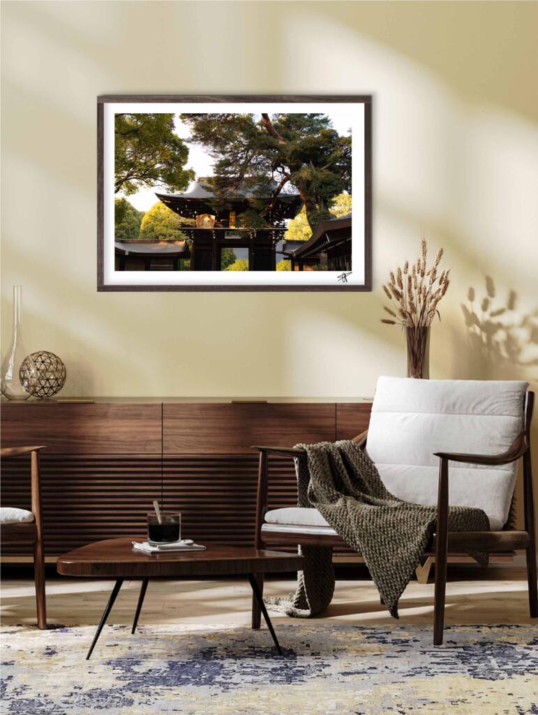 Meiji-Jingu – Impression d&rsquo;Art Mural Japon - hover